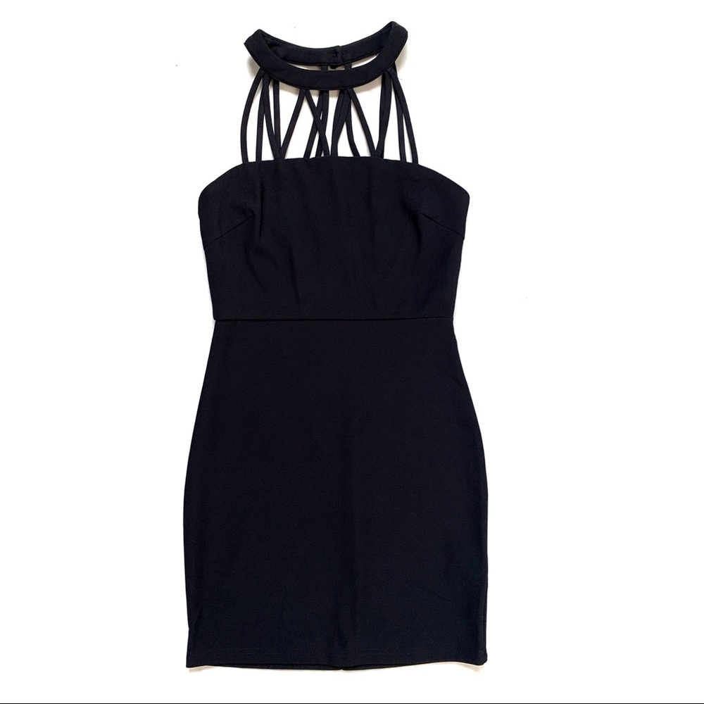 {Forever 21} Little Black Choker Dress